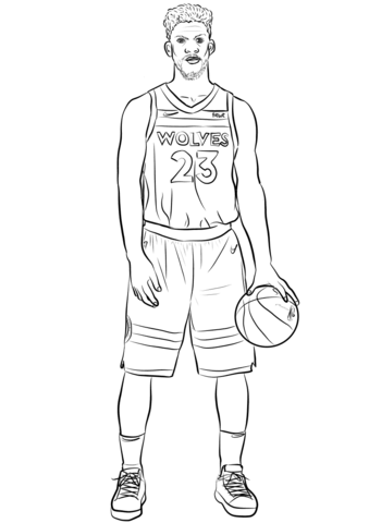 Jimmy Butler Coloring Page